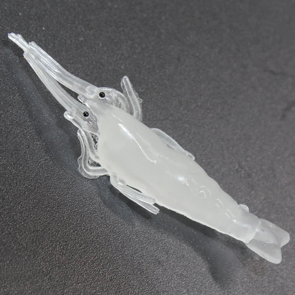 Crevettes Lumineuses Silicone x10 - Leurres