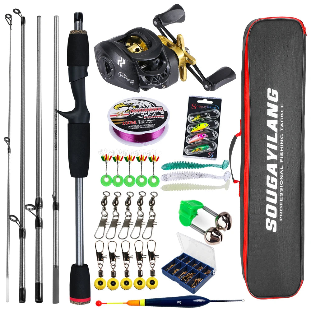Kit Canne + Moulinet Baitcasting