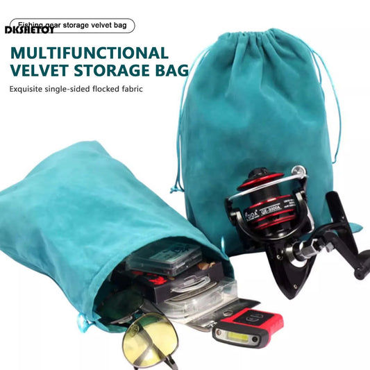 Sac de rangement universel pour matériel de pêche.