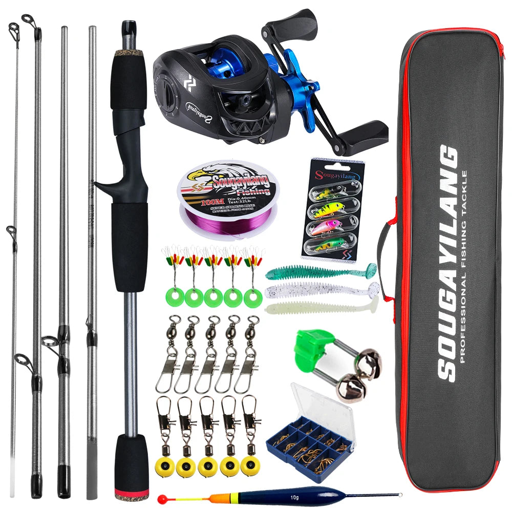 Kit Canne + Moulinet Baitcasting