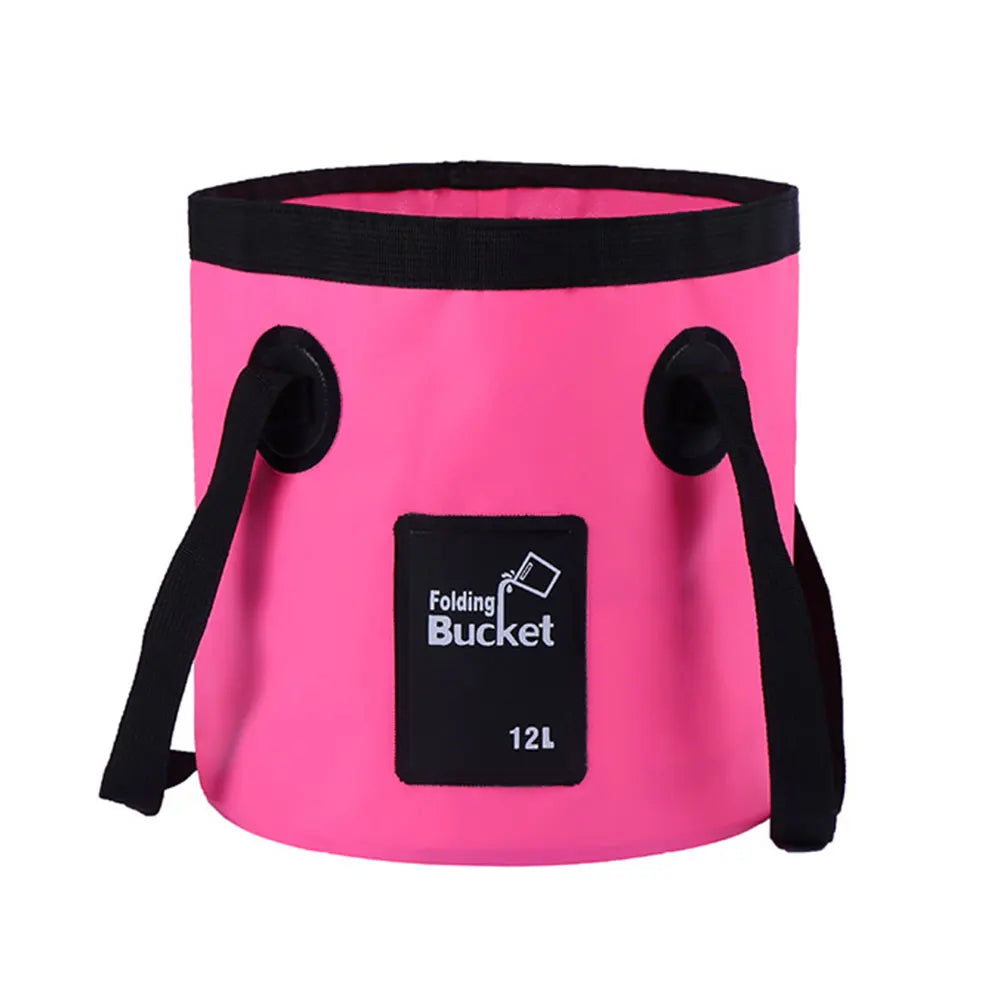 Seau Pliable Portable 12L - Sac de Stockage d'Eau avec Sangles pour Camping et Pêche – Équipement de Camping – Oceanis Gear
