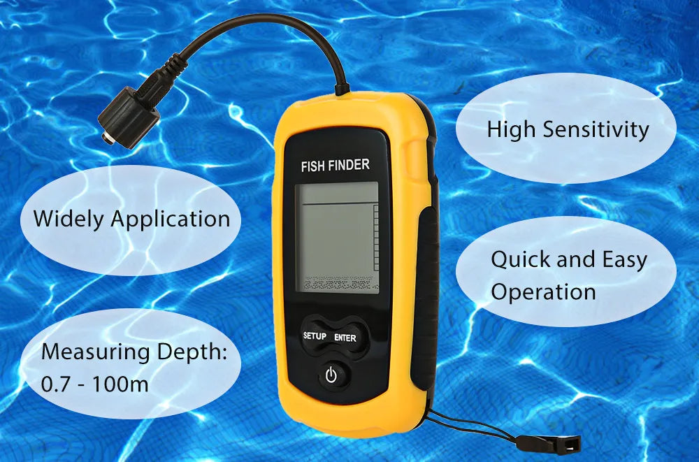 Alarme 100M Sonars portables pour la pêche