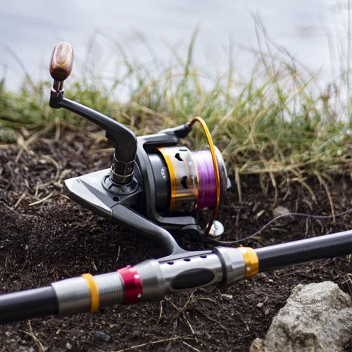 Canne à pêche télescopique avec moulinet – Fibre de carbone ultra résistante – OUTILS DE PECHE – Oceanis Gear