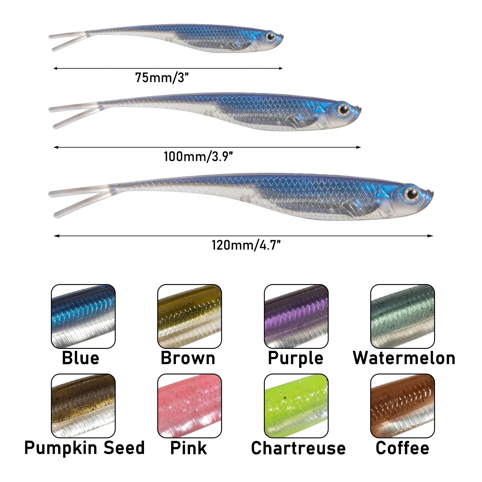 Leurres Souples OCEANIS GEAR5-6pcs – Leurres souples – Oceanis Gear