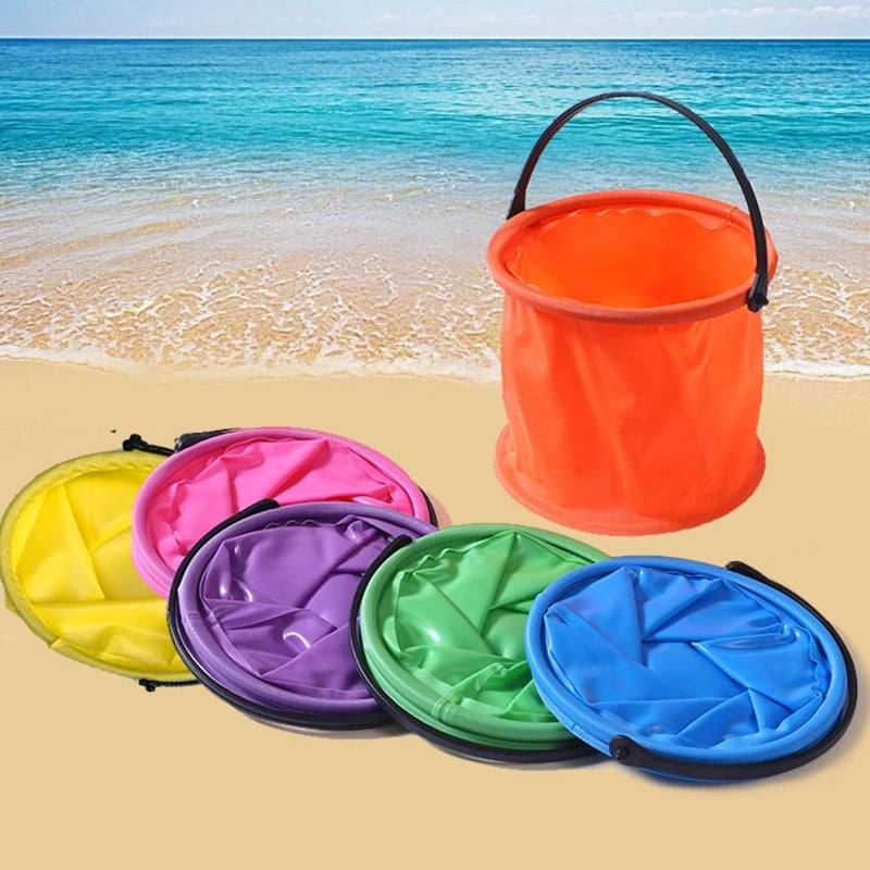 Seau de Plage Pliable pour Enfants - Jouet de Sable et Eau Portable – SACS DE PECHE – Oceanis Gear