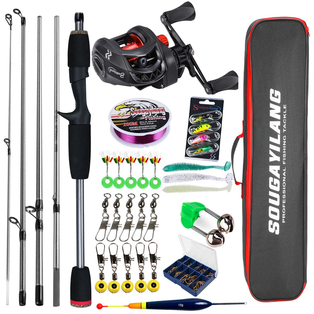 Kit Canne + Moulinet Baitcasting