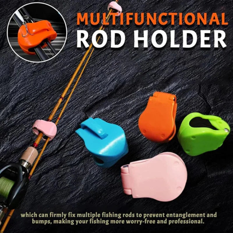 Wall-Mounted Fishing Rod Holder