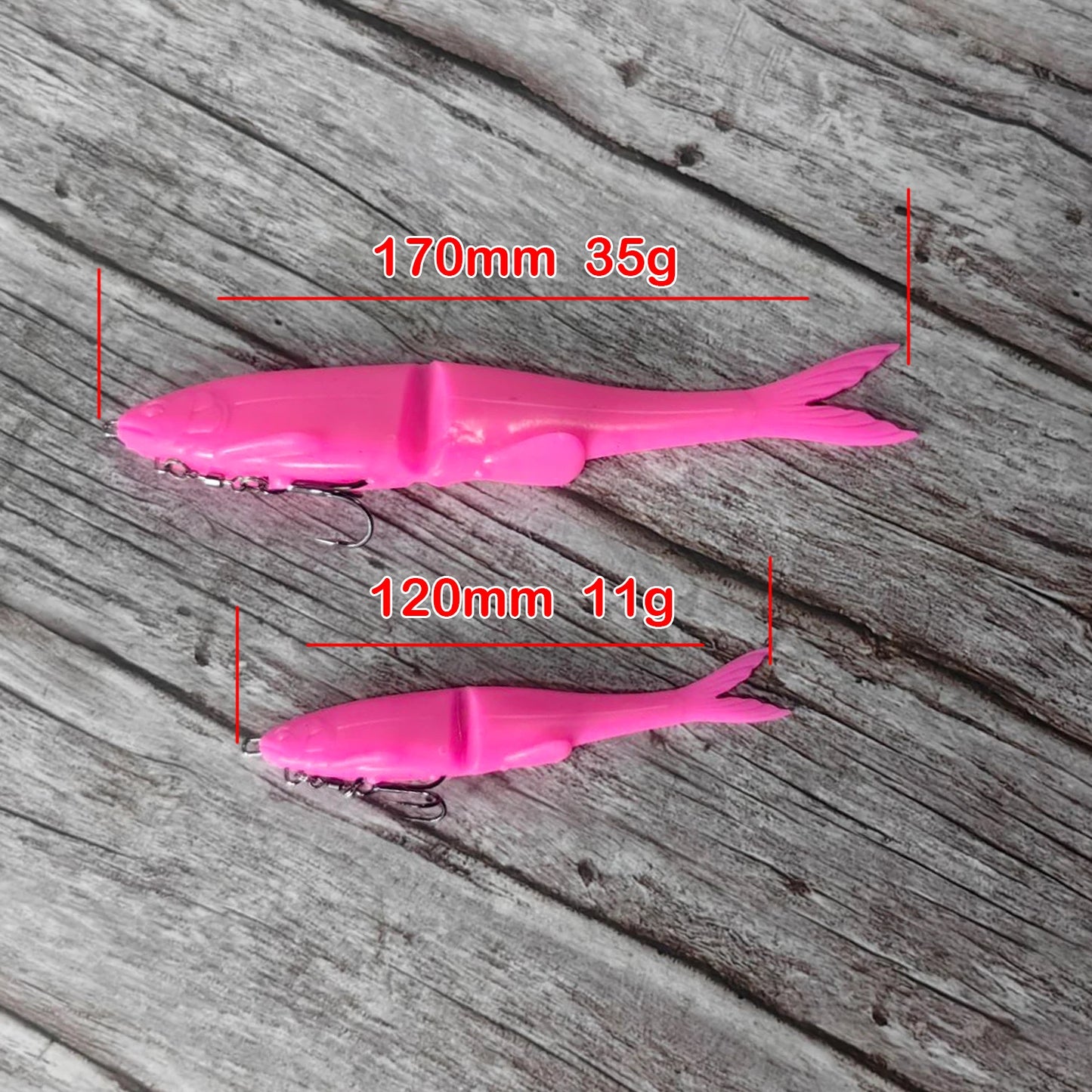Leurre Souple 120-170mm – Leurres Souples – Oceanis Gear