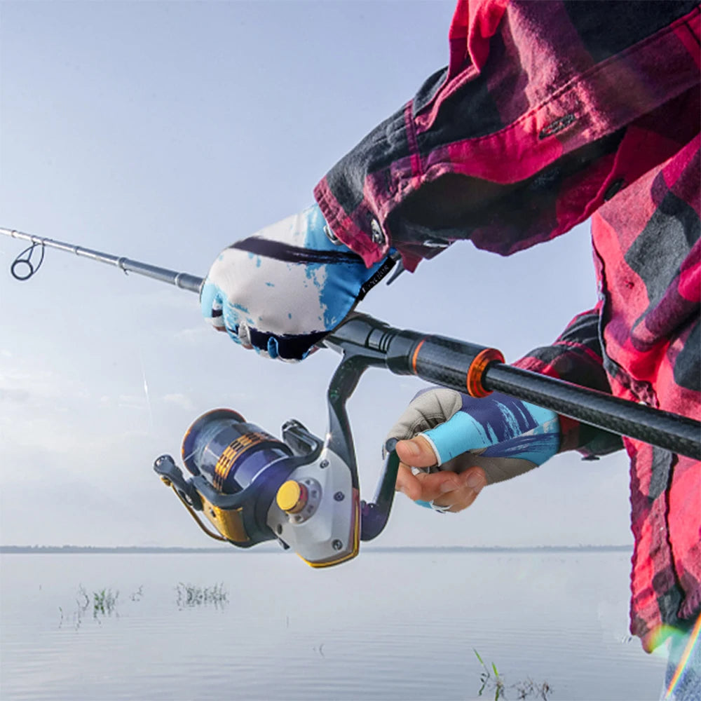 Gants de Pêche Respirants Sans Doigts Unisexe – Accessoires de Pêche – Oceanis Gear