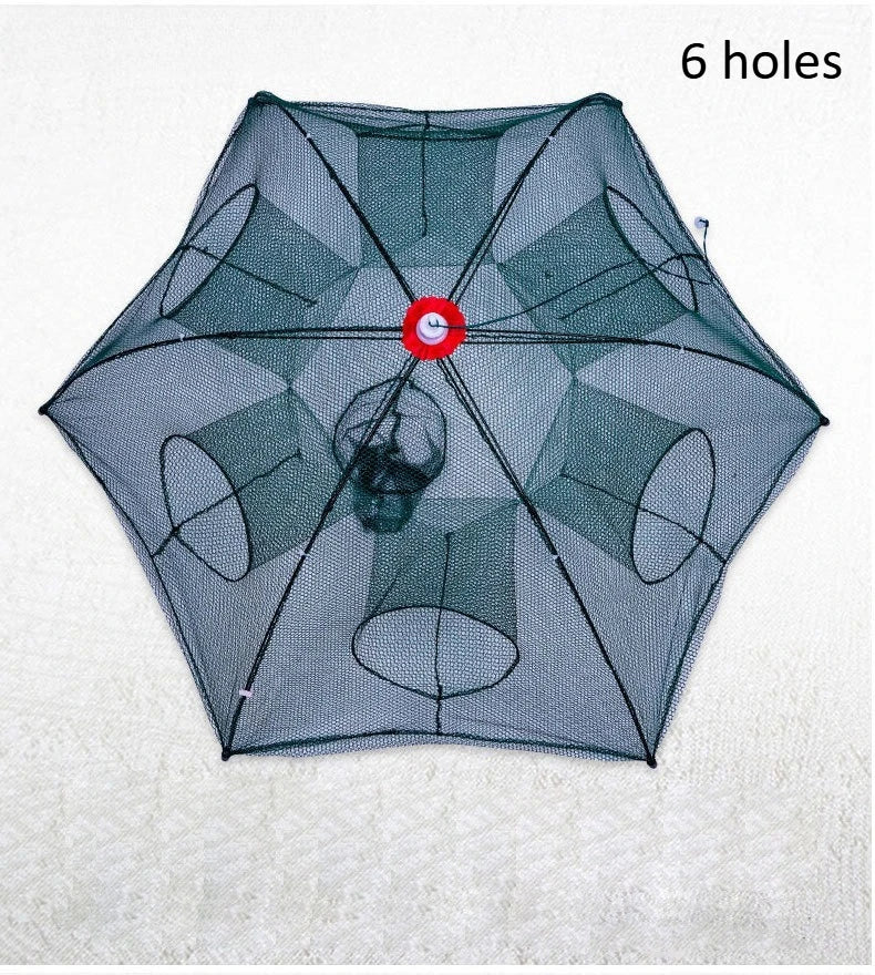 Filet de Pêche Automatique Pliable – Multi-Entrées – Accessoire de pêche – Oceanis Gear