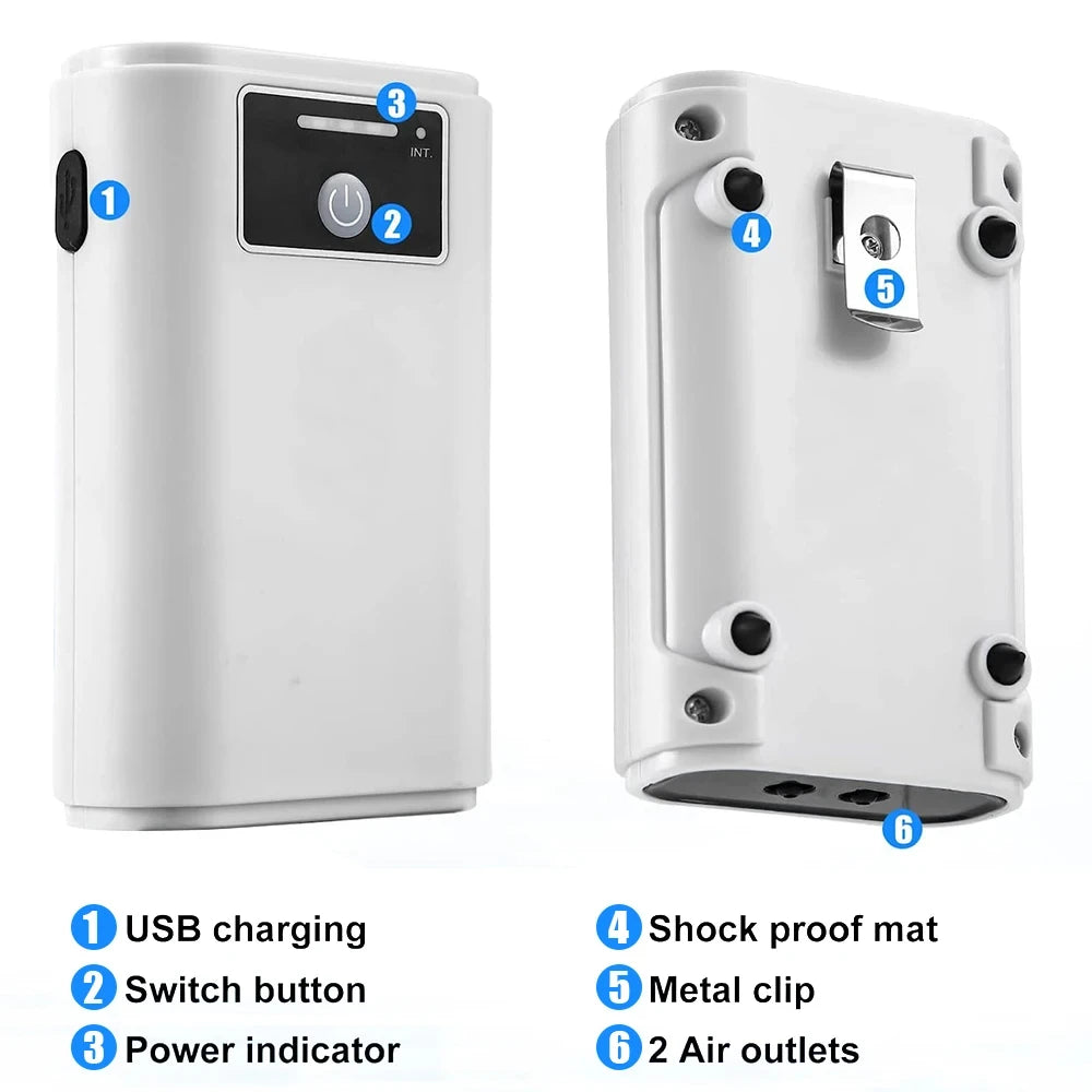 Pompe à oxygène pour aquarium, pompe à air double usage. - OCEANIS GEAR