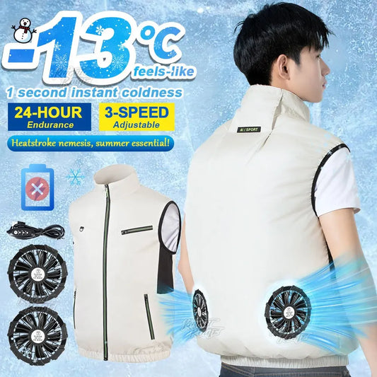 Gilet rafraîchissant ultra-résistant pour hommes. - OCEANIS GEAR