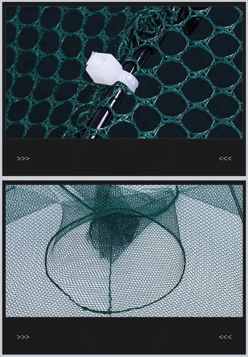 Filet de Pêche Automatique Pliable – Multi-Entrées – Accessoire de pêche – Oceanis Gear