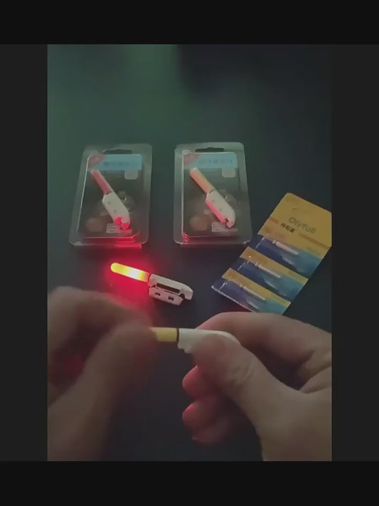 عوامات صيد ليلية مُحسّنة مزودة بإضاءة LED - عمر بطارية يصل إلى 15 ساعة، مقاومة للماء بدرجة IPX8