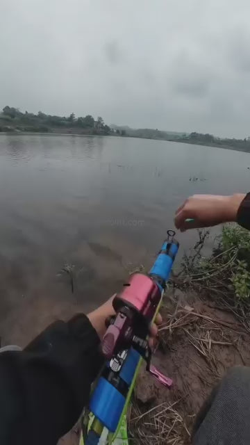 بكرة صيد طويلة المدى