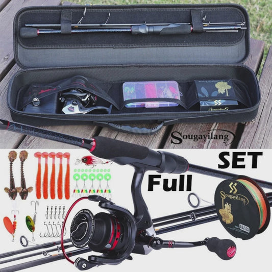 Kit Complet Pêche Portable Pro - Canne Télescopique